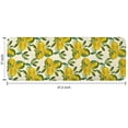 thumbnail image 7 of Yellow Lemon Fruit Clusters White Pattern Kitchen Rug Mat,Kitchen Runner Rugs Non Skid Washable,Decorative Kitchen Floor Mats for Kitchen,Sink,Laundry,17"x47.2", 7 of 7
