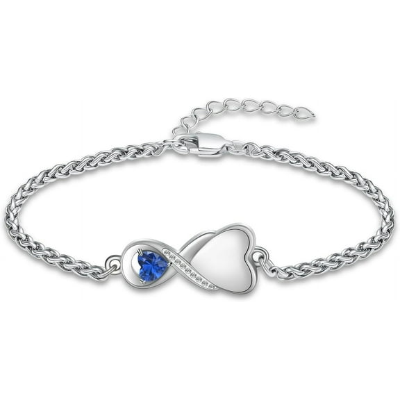 Infinity Urn Bracelet for Ashes - Adjustable Cremation Jewelry Memorial Ash Keepsake Bracelet Cremation Urn Jewelry Gift for Women Loss Loved One