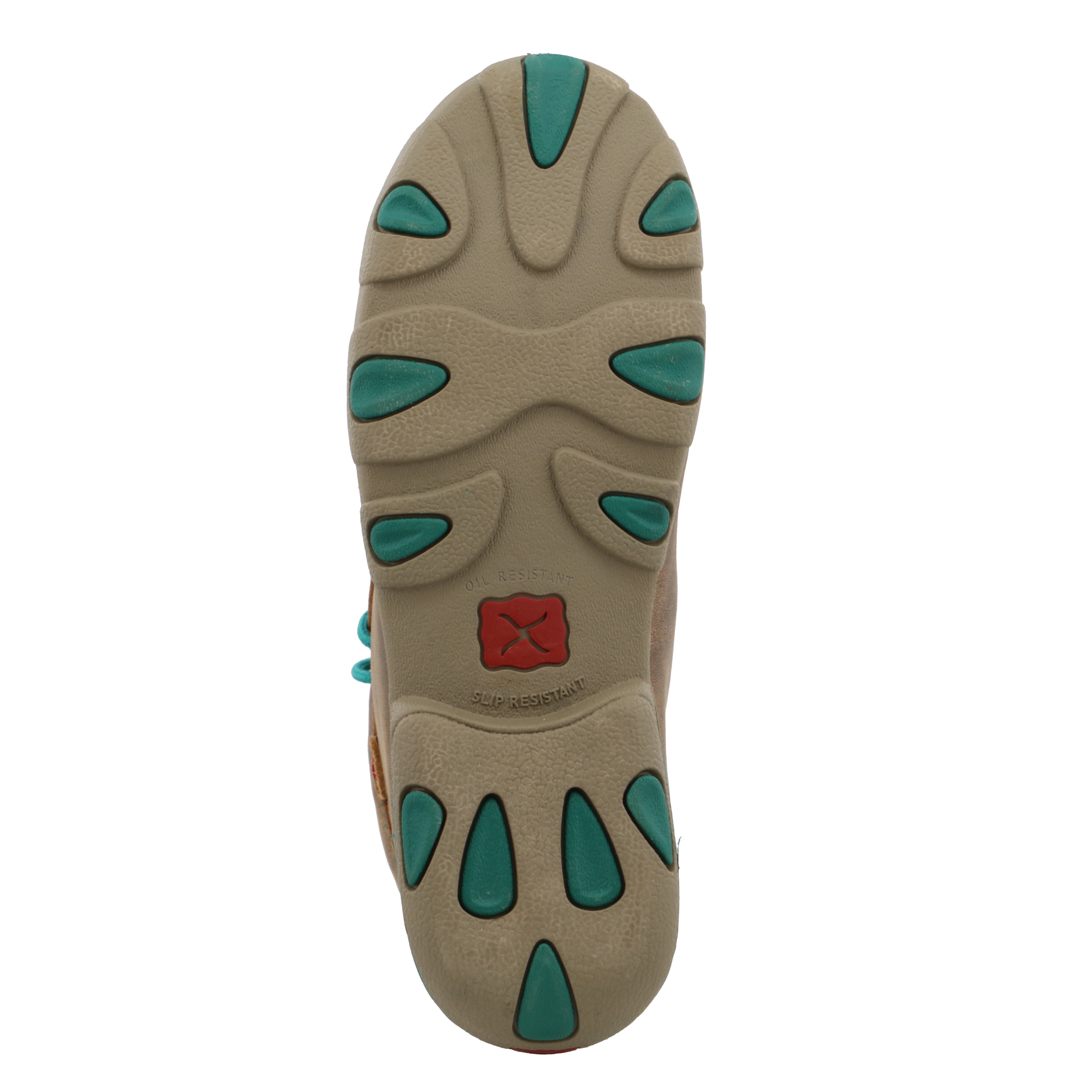 Twisted X Women's Work Chukka Driving Moc - Bomber & Turquoise