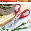 thumbnail image 4 of KitchenAid Ciseaux Tout Usage avec Gaine de Protection, 8,72 Po, Rouge, 4 of 5