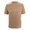Khaki, variant on Male Summer Casual Slim Knit T Shirt Solid Color Round Neck Tops T Shirt Mens T Shirt Packs L