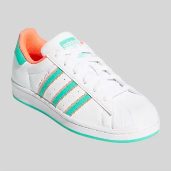 TENIS ADIDAS SUPERSTAR VERDE MENTA