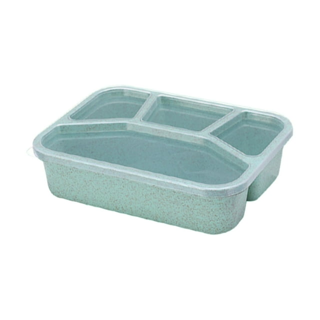asddcavvf Wheat Straw Lunch Japanese Lunch Student Lunch Work Portable Microwave Square Snack Fast Food Freezer Friend Kitchen Organizers for Pantry