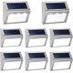thumbnail image 1 of Luz solar para exteriores 6LED Luz de paso solar a prueba de agua Soporte de lámpara LED inalámbrico para exteriores Vhermosa Bancos y Escaleras, 1 of 8