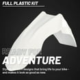 thumbnail image 4 of Polisport Motocross (MX) Replica Plastic Kit for Honda CRF 110F (2013-18) Dirt Bike – OEM Quality, Durable, Flexible & Perfect Fit – White, 4 of 9
