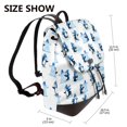 thumbnail image 2 of Balery Penguin Winter Fun Mochila de Cuero para Mujeres, Gran Capacidad, Bolsa de Viaje Multifuncional, Mochila de Cuero y Bolsa de Hombro para Mujeres, 2 of 4