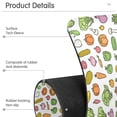 thumbnail image 4 of Yayeee Faucet Mat for Kitchen Sink 14.7" Diatomite Long Splash Guard Pad, Green Vegetables Pattern, 2 Pack, 4 of 7