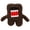 Brown, variant on Cute Domo Plush Toy, Soft Stuffed Animal Companion for Kids And Adults, Stress Relief Collectible Figurine, Perfect Gift Idea