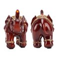 thumbnail image 4 of Statue d'Éléphant, Sculpture d'Éléphant Rouge Élégante Forme Parfaite en Résine pour la Maison, 4 of 8