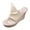 White, variant on Womens Platform Wedges Open Toe Casual Soft Leather High Heels Sandals Comfy Arch Support Slip on Slides White Size 9.5