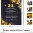 thumbnail image 4 of 30th Birthday Gifts for Her or Him, 30 Year Old Birthday Gifts for Women Men, Happy 30th Birthday Decorations, Dirty 30 Birthday Gifts for Woman, 1993 Thirty Birthday Gifts Throw Blanket 60 x 50 inch, 4 of 6