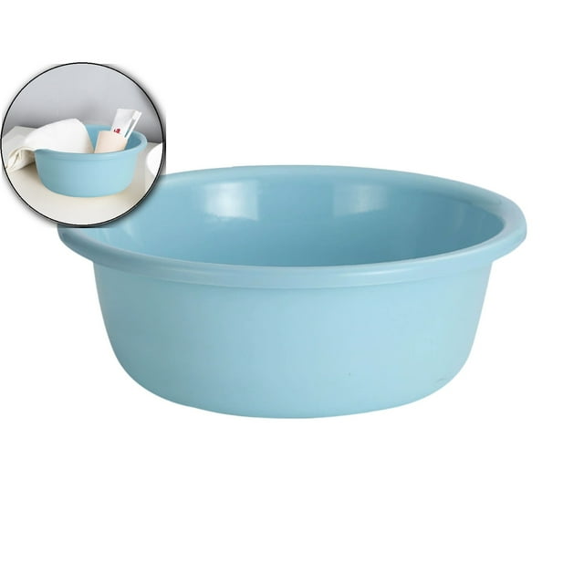 Dvruxg Thickened Plastic Washbasin, Large Square Laundry Tub, Multipurpose Kitchen Basin for Dormitory Foot Soaking & Vegetable Washing