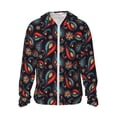 thumbnail image 1 of Balery Paisley1 Sudadera ligera de manga larga con capucha y protección solar UPF 50+ para hombre y mujer, ideal para pesca y running-XX-Large, 1 of 7