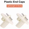 thumbnail image 4 of TopHomer 4PCS Outdoor Blinds Replacement Parts End Cap Replacement Shade Parts End Cap Replacement Parts Roller Shutter Accessories, Brown, 4 of 8