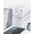 thumbnail image 4 of Adaptador de enchufe de viaje TESSAN 6 en 1 con 3 salidas de CA y 3 USB tipo C, 4 of 7