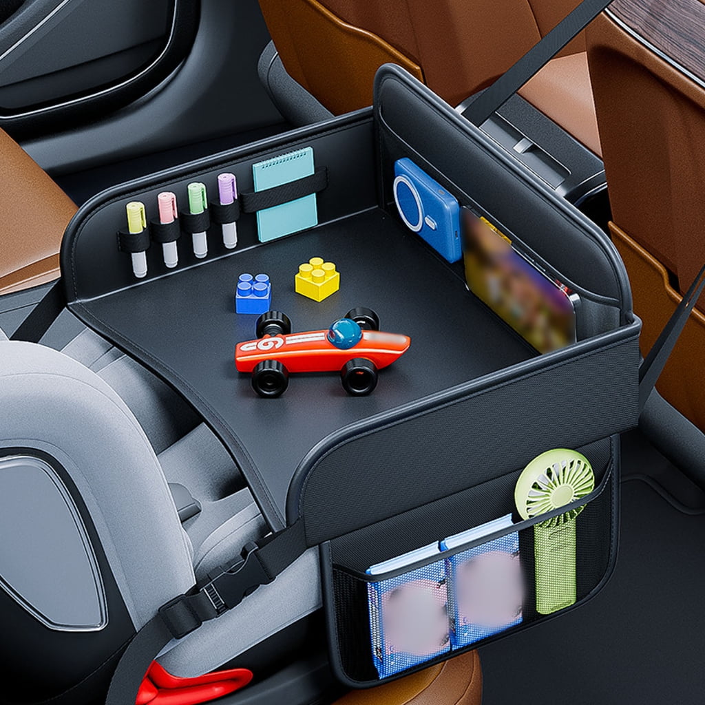 Miiottaa Multiple Functional Car Chair Tray as Dining Face and Entertainment Platform for Kids Enjoyment on Road Excursions