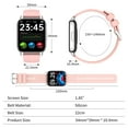 thumbnail image 6 of Fpogbef Smart Watch, 1.85'' HD Fitness Tracker Sport for Women with Men,24 Sport Modes Smartwatch Waterproof Fitness Watch for Android iOS, Pink, 6 of 10