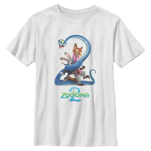 Boys Zootopia 2 Classic Trio Poses T Shirt