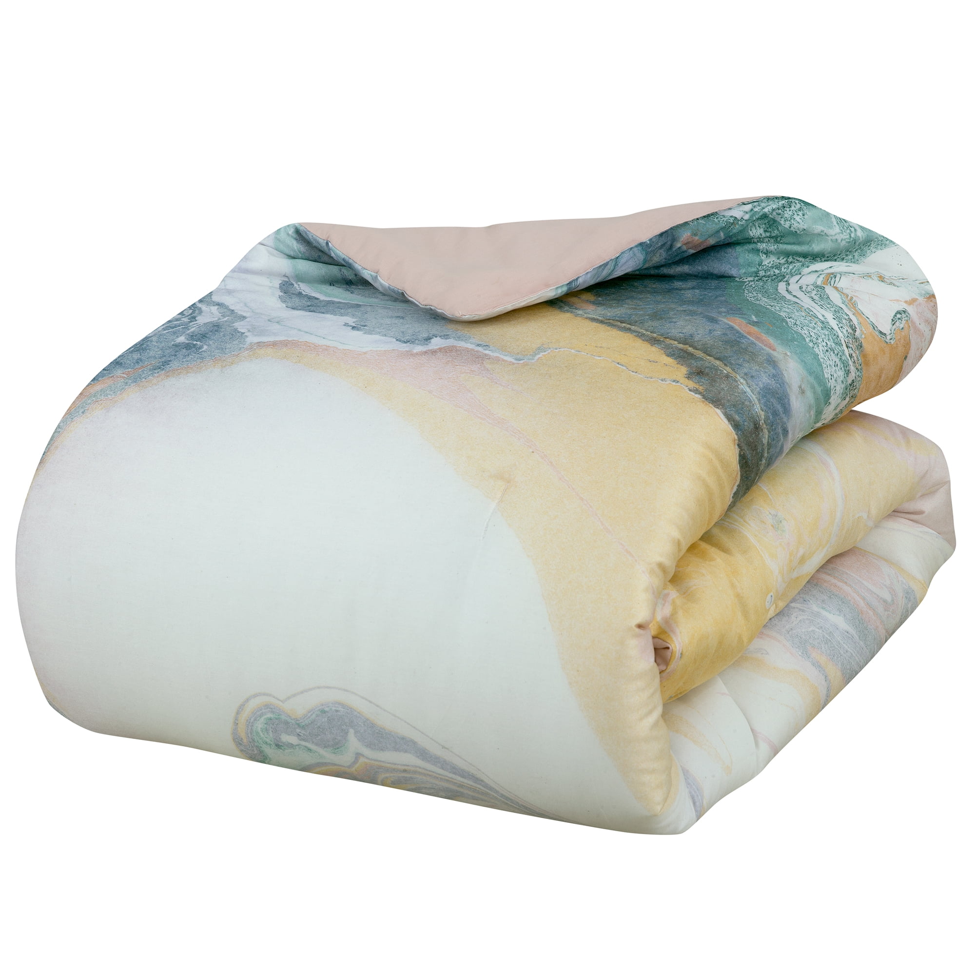Marble 3 Piece Comforter Set - King