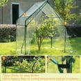 thumbnail image 4 of Gardzen Mini Greenhouse 36" x 53" x 66", Portable Small Greenhouse with Zippered Door for Seed Starting, Seedlings and Winter Protection, 4 of 7
