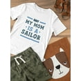 thumbnail image 3 of My Mom Is A Sailor T-Shirt Toddler -Navy Designs,  3 Toddler, 3 of 4