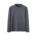 thumbnail image 4 of Chbgutlmr Long Sleeve Shirts for Men Plus Size High Neck Slim Fitting Comfy Thermal Undershirts Basic Tops, 4 of 8
