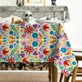 thumbnail image 3 of Mexico Tablecloth 60x84 Inch Rectangular, Halloween Cinco De Mayo Fiesta Design White Washable Seasonal Table Cover for Party Picnic Dinner Decor, 3 of 6