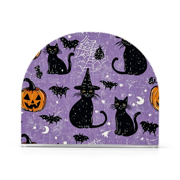 Yayeee Napkin Holder for Table Kitchen Paper Tissue Organization, Halloween Cats