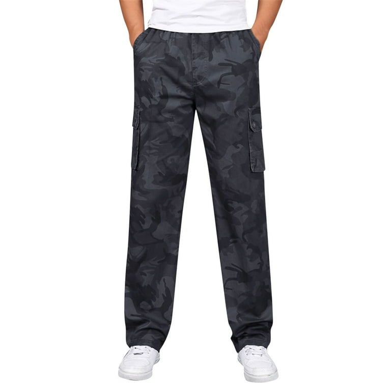 TianZHIH Mens Pants Pantalones De Trabajo Para Hombre Black Work Pants Men Work Pants for Men Dark Gray XXL Walmart