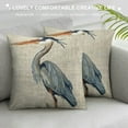 thumbnail image 3 of COMIO Throw Pillow Covers Blue Heron Double Sided Decorative Pillows Cushion Cover for Couch Sofa Outdoor, 3 of 5