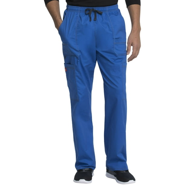 Dickies Gen Flex Medical Scrubs Pant for Men Drawstring Cargo Plus Size