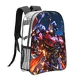 thumbnail image 4 of Transformers Clear Backpack 16 Inch Large Capacity PVC Transparent Laptop Bags for Adults, See Through Clear Bookbag for School Sports Work Travel College, 4 of 7