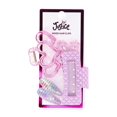 thumbnail image 3 of Justice Girls Assorted Hair Clip Set, 6-Piece, Pink/Purple, 3 of 3