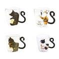 thumbnail image 4 of Bearachild Vaso de vidrio para beber, soporte para bebidas para el hogar, taza para desayuno, jugo, bebida de leche, tazas para beber agua, regalo de Juegos de servir café y té Tipo 4 Bearachild HA081180-04, 4 of 6