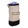 thumbnail image 2 of Household Essential 162 Backpack Duffel Laundry Bag Cream and black, 2 of 7