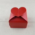 thumbnail image 3 of 50Pcs Candy Boxes Eye-catching Sleek Paper Heart Designed Favor Boxes for Wedding, 3 of 7