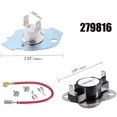 MONST 279838 Dryer Heating Element Kit, 95% Nickel Chrome, Replacement Thermal Fuse, Thermostat