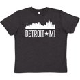 thumbnail image 3 of Inktastic Detroit Michigan Skyline MI Cities Youth T-Shirt, 3 of 5