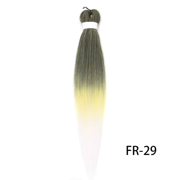 XmhyTop 3PCS 26 Inch Pre-Stretched Synthetic Braiding Hair Extensions, Hot Water Setting for Durable, Easy-Style Looks, FR-R