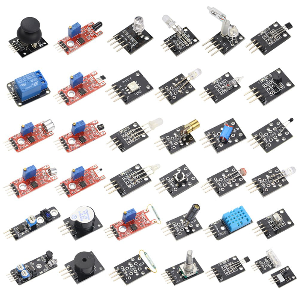 Ultimate 37 in 1 Sensors Module Starter Kits For Arduino Learner MCU Education 