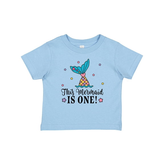 Inktastic Mermaid 1st Birthday 1 Year Old Girls Baby T-Shirt