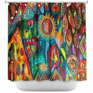Shower Curtains - DiaNoche Designs - Magic Mountain