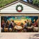 thumbnail image 1 of Banderín navideño Decoraciones para puertas de garaje Decoración navideña Decoración grande para puertas de invierno Decoración interior y exterior para fiestas navideñas, 1 of 4