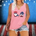 thumbnail image 2 of Birdeem Débardeur Sans Manches Imprimé Col en V Oversize pour Femmes Été Plus Tops, 2 of 7