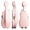 Blush Pink, variant on MI&VI CC-9015 Mastery Light Hard Cello Case 4/4 (Full Size) with Wheels | Adjustable Straps | 100% Carbon Fiber | 8lb Lightweight | Tough Shell (Blush Pink)