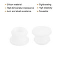 thumbnail image 2 of Uxcell Silicone Snap in Locking Hole Plugs Seal Cover Panel Round 10mm White 10Pcs, 2 of 7