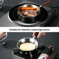 thumbnail image 2 of GloryStar Mini Frying Pan Nonstick Skillet With Wooden Handle Stainless Steel Uncoated Fry Pan Induction Compatible, 2 of 8