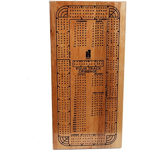 Classic Games Collection 4Track Continuous Cribbage Board