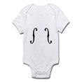 thumbnail image 1 of CafePress - F Holes Infant Bodysuit - Baby Light Bodysuit, 1 of 1