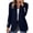 Navy, variant on longantii Blazers for Women Business Casual Open Front Dressy Suit Jacket Cropped Blazers Trendy Office Work Cardigan Jackets